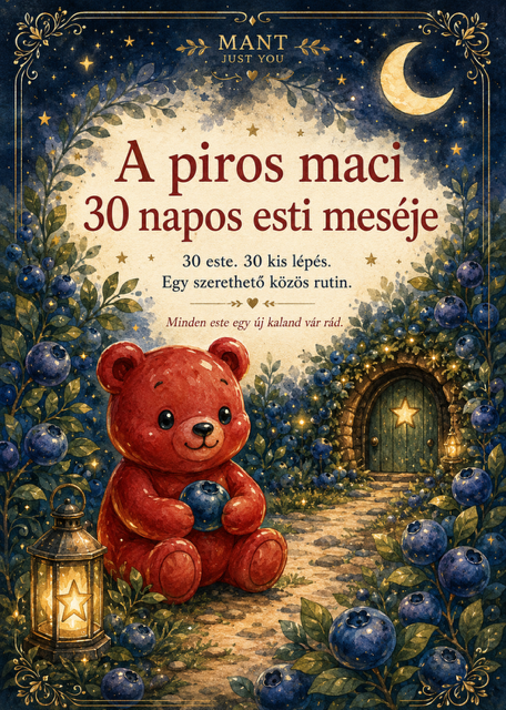 A piros maci 30 napos esti meséje könyv borító