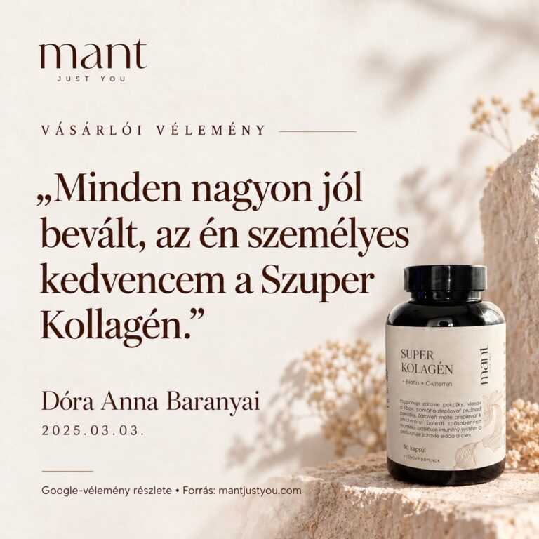 MANT Super Kollagén + Biotin + C-vitamin